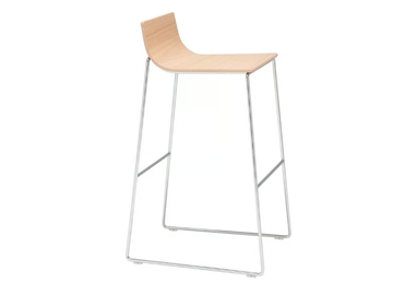 LINEAL BQ0590/BQ0600 - Stackable sled base stool by Andreu World - view 2